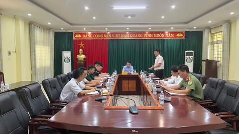 Hội nghị giao ban các lực lượng chức năng tại cửa khẩu quốc tế ma lù thàng 06 tháng đầu năm, phương hướng nhiệm vụ 06 tháng cuối năm 2025